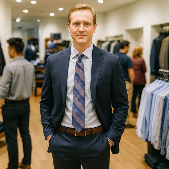 Ryan Seacrest Distinction Other - Ryan Seacrest Distinction Mens Ponsay Silk Tie